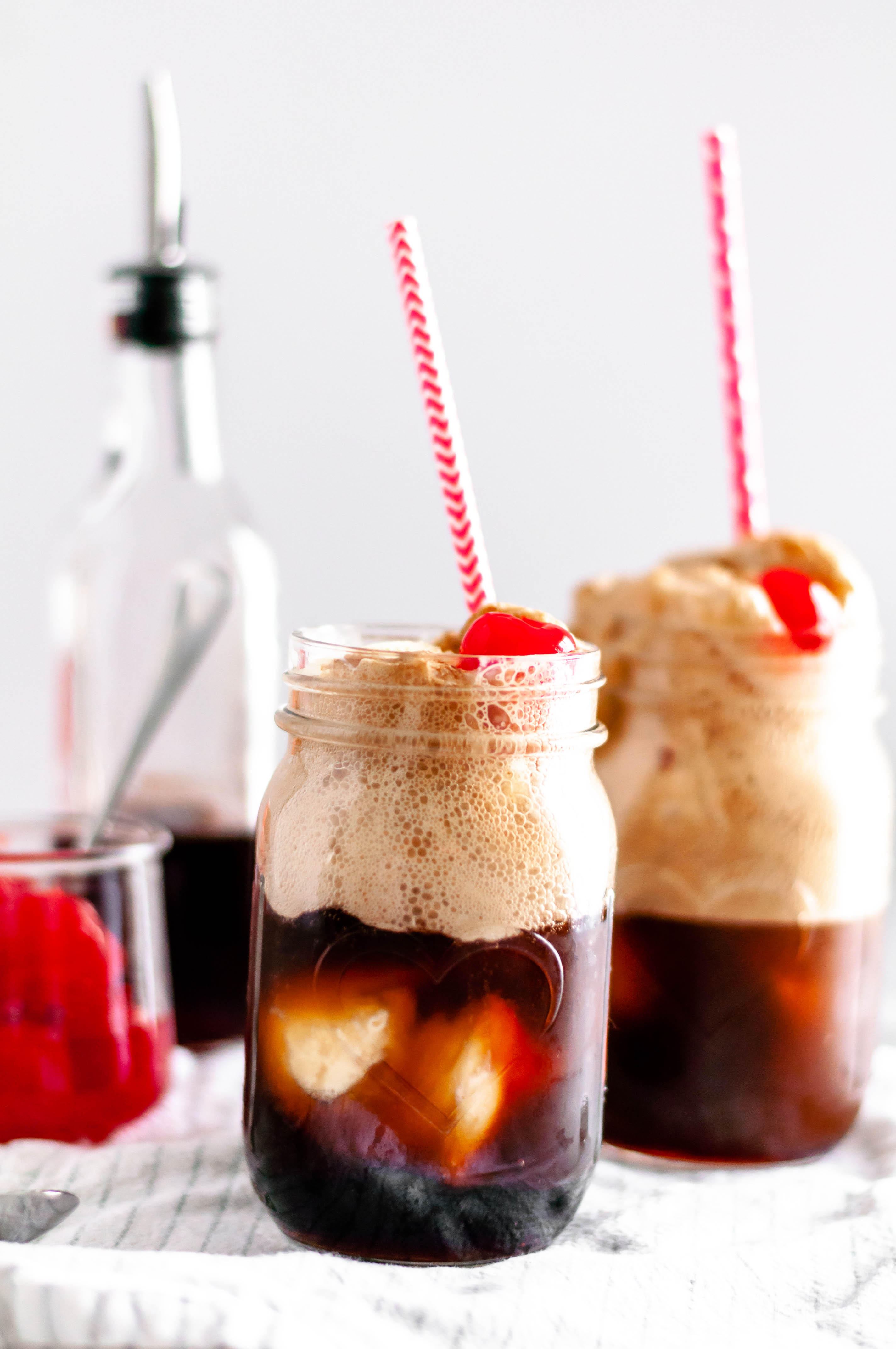 cherry vanilla coke floats
