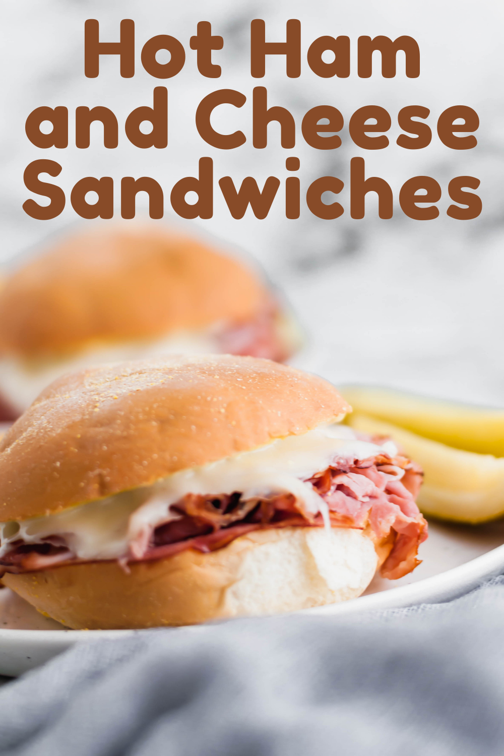 Hot Ham And Cheese Sandwiches Meg S Everyday Indulgence