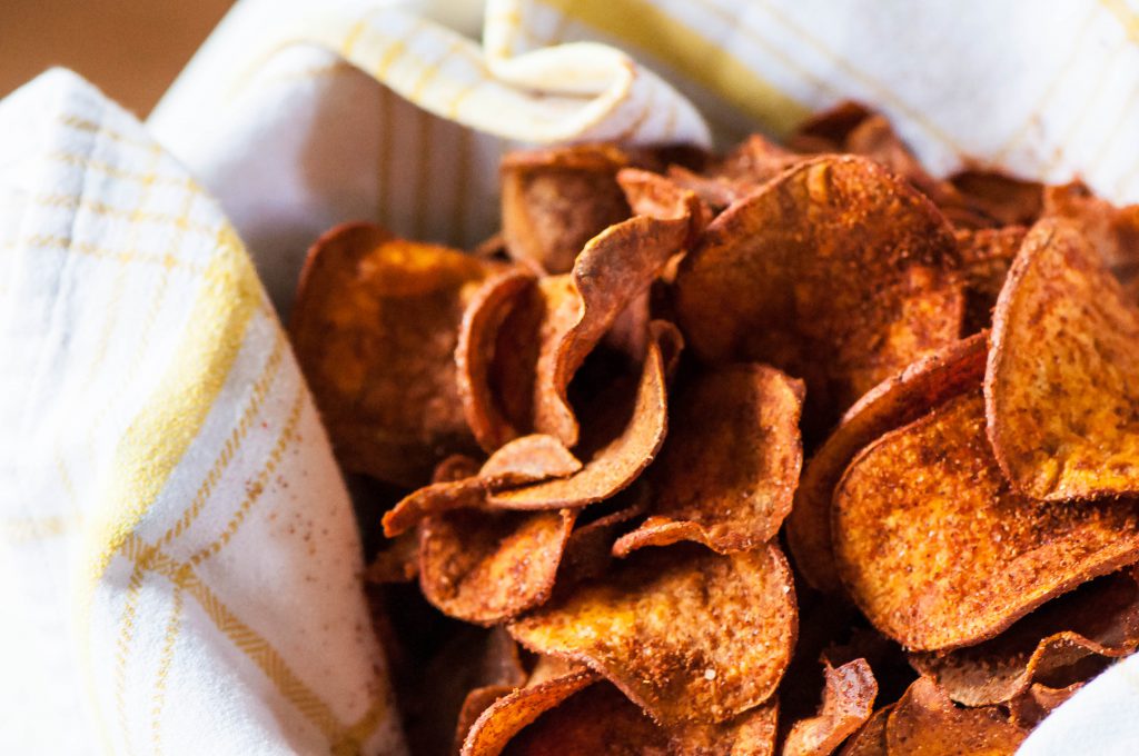 BBQ Sweet Potato Chips - Meg's Everyday Indulgence