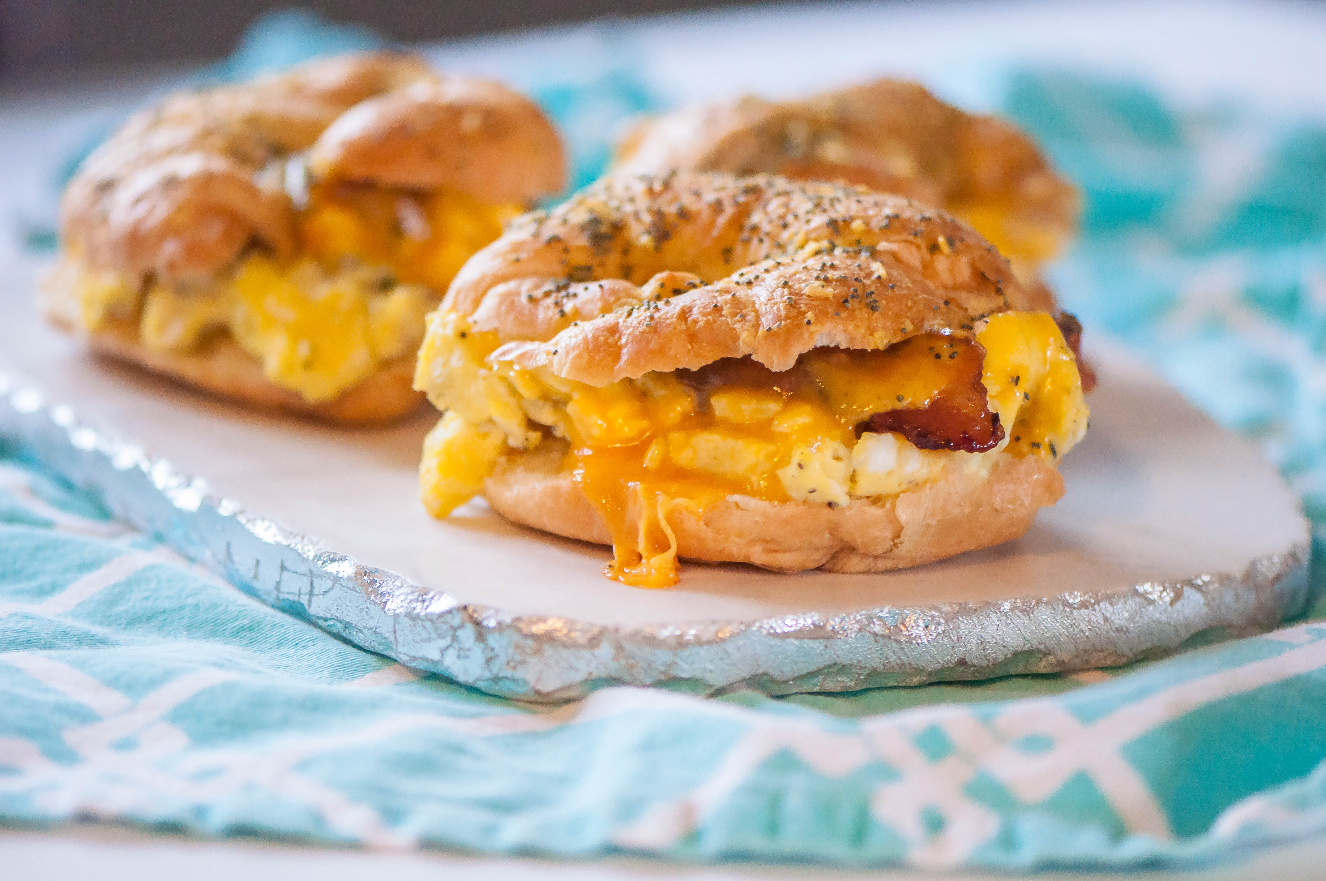 Baked Breakfast Croissant Sandwiches Meg S Everyday Indulgence