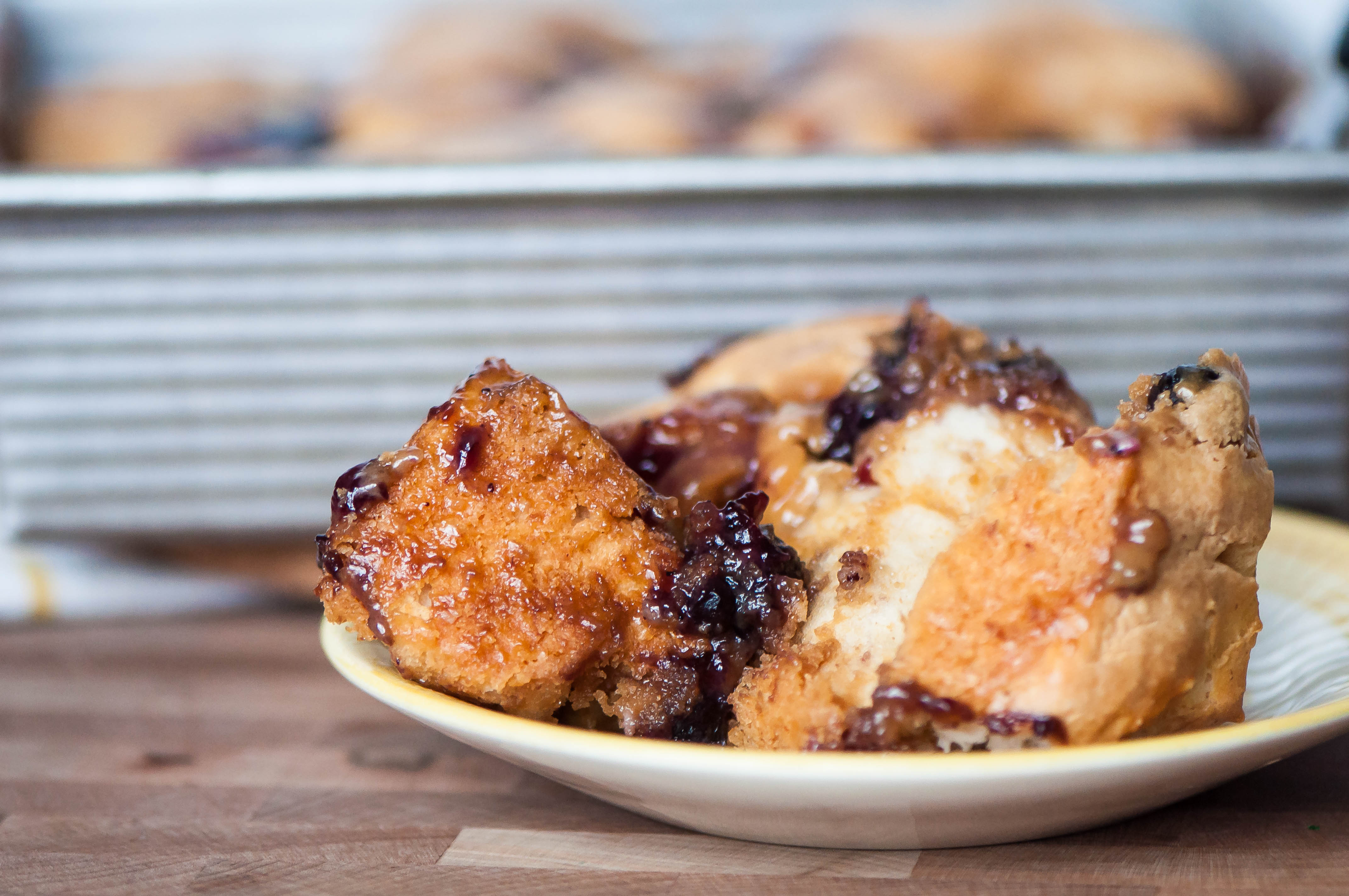 Peanut Butter and Jelly Biscuit Bake Meg's Everyday Indulgence