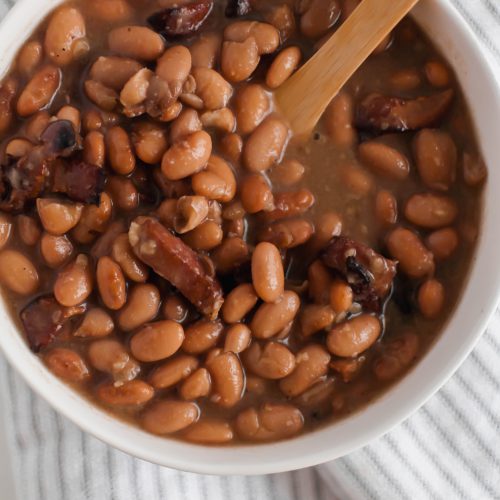 Bacon Pinto Beans - Meg's Everyday Indulgence