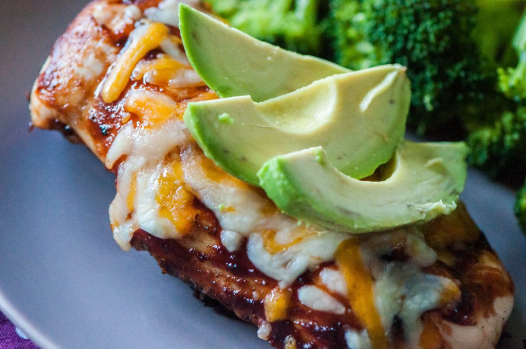 Avocado BBQ Chicken Cheddar Melt - Meg's Everyday Indulgence