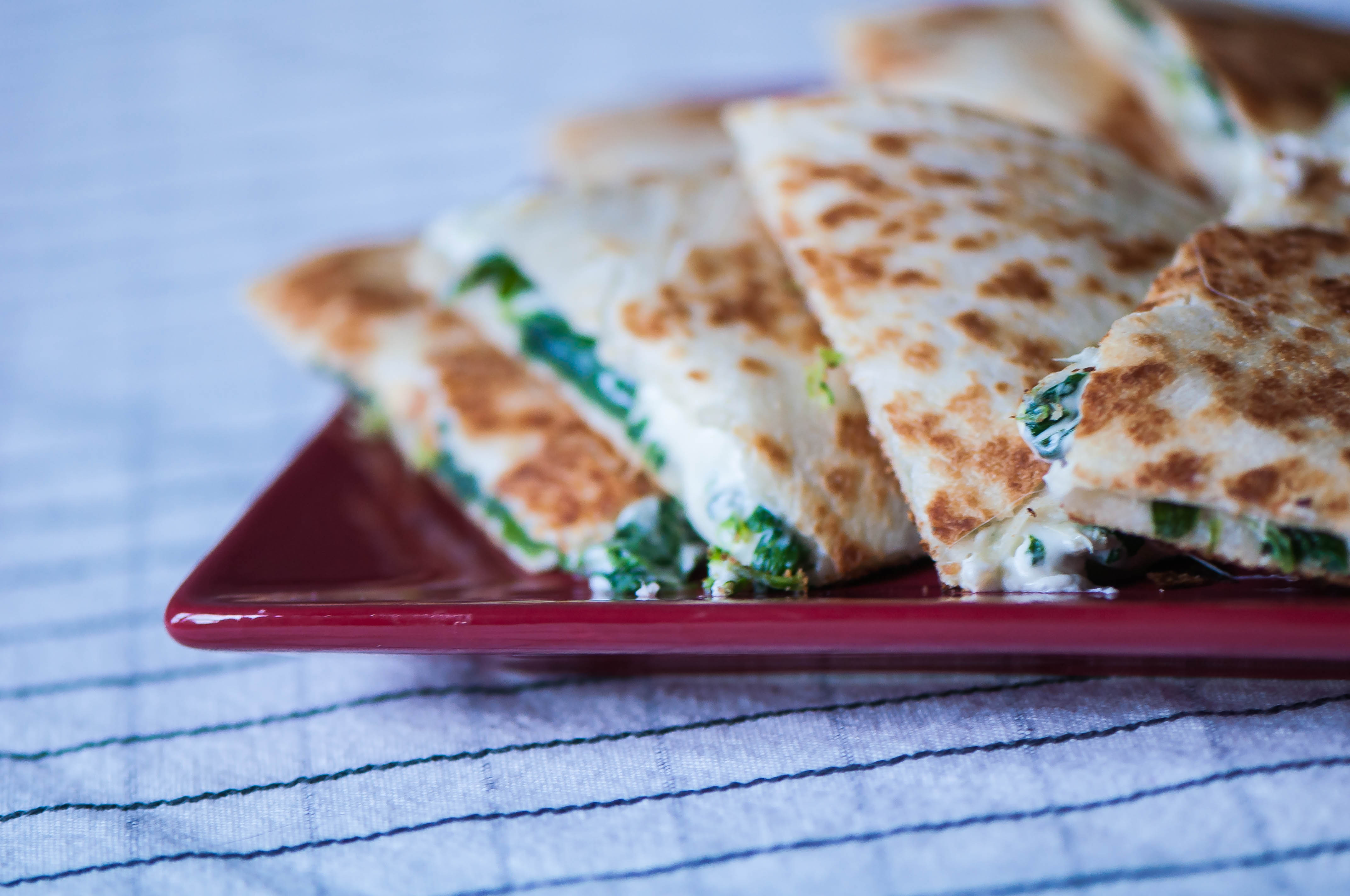 Spinach Artichoke Dip Quesadillas