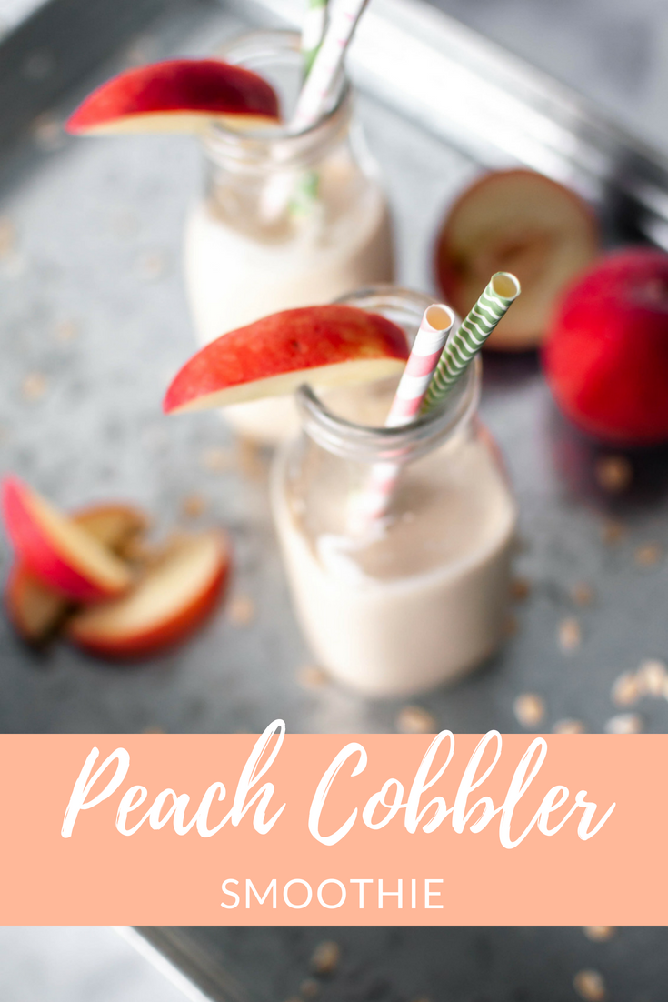 Peach Cobbler Smoothie - Meg's Everyday Indulgence
