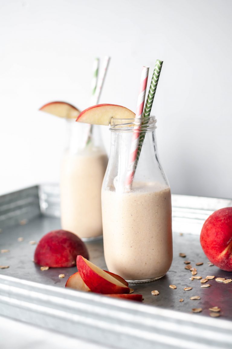 Peach Cobbler Smoothie - Meg's Everyday Indulgence