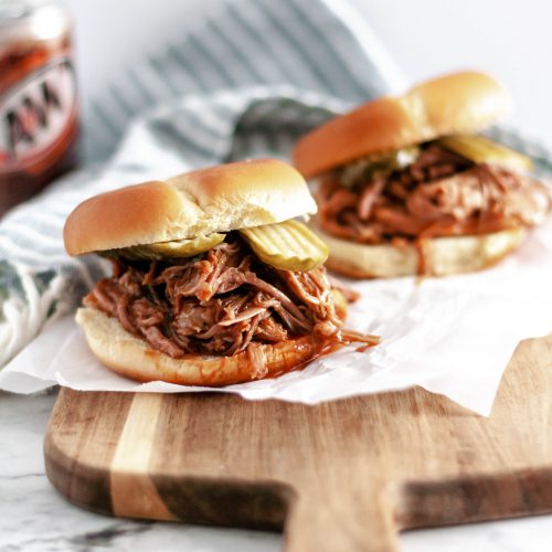 Rootbeer BBQ Pulled Pork Sandwiches - Meg's Everyday Indulgence
