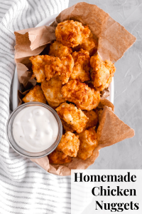 Homemade Chicken Nuggets - Meg's Everyday Indulgence