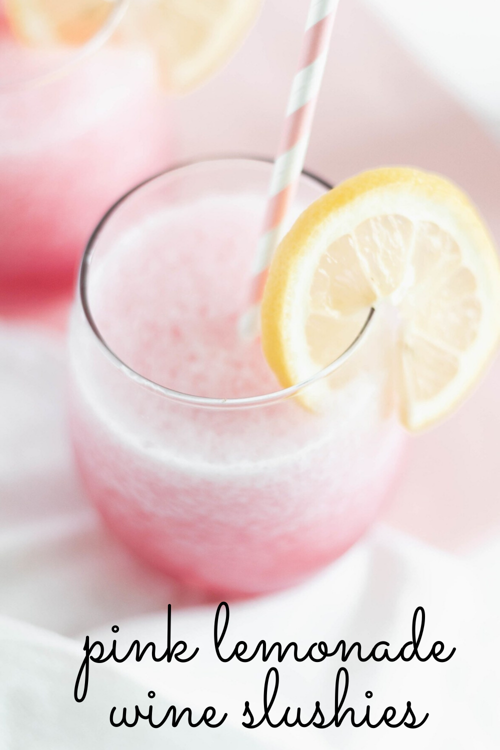 Pink Lemonade Wine Slushies - Meg's Everyday Indulgence