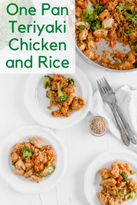 One Pan Teriyaki Chicken and Rice - Meg's Everyday Indulgence
