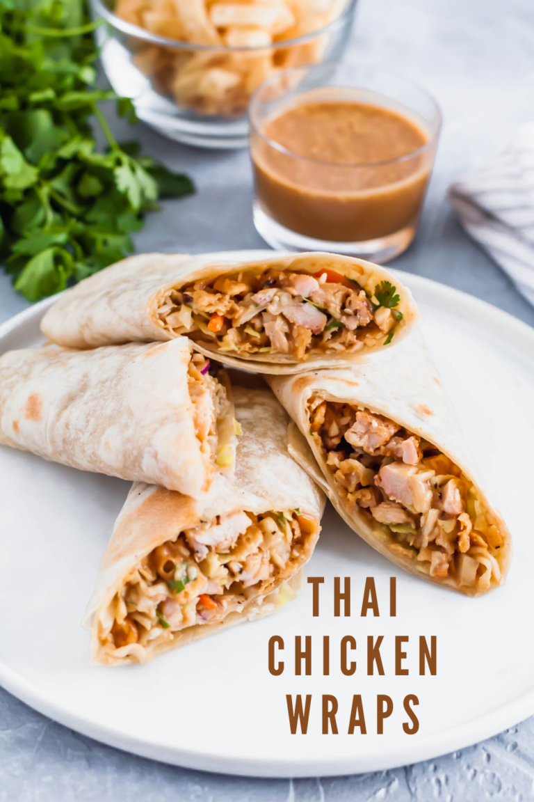 Thai Chicken Wraps - Meg's Everyday Indulgence