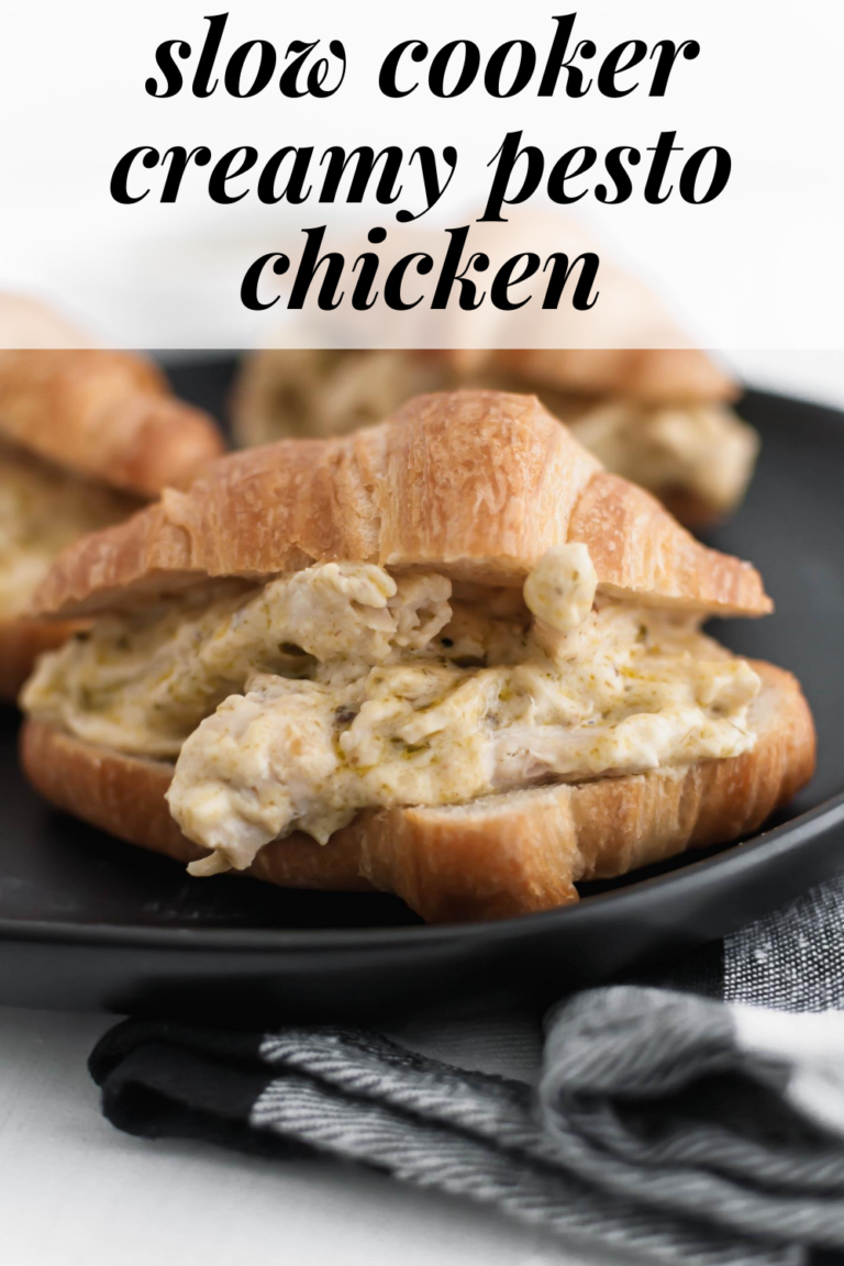 Slow Cooker Creamy Pesto Chicken Megs Everyday Indulgence 