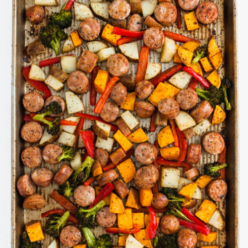 Sheet Pan Sausage and Vegetables - Meg's Everyday Indulgence