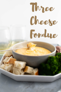 Three Cheese Fondue - Meg's Everyday Indulgence