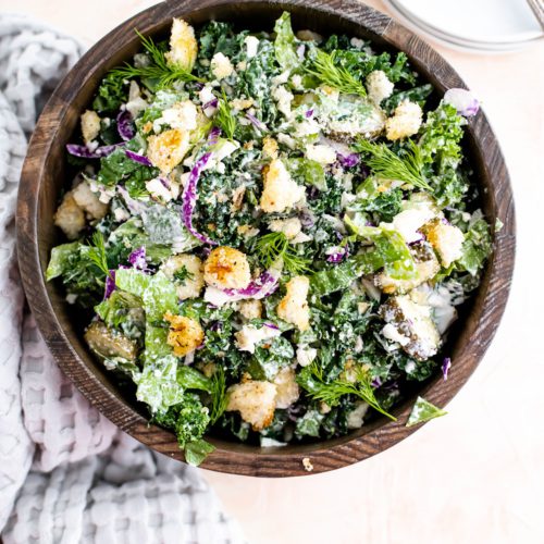 Chopped Dill Pickle Salad - Meg's Everyday Indulgence