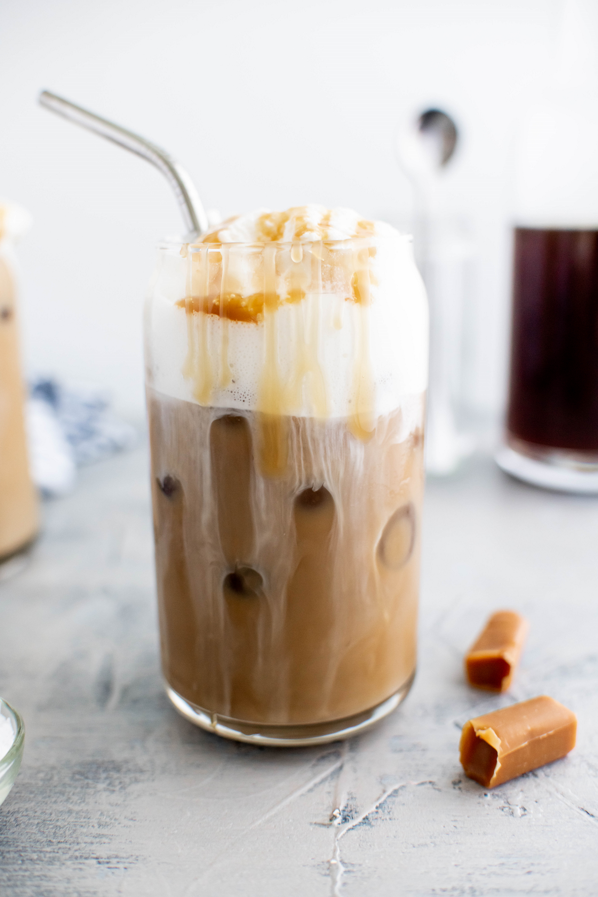 Salted Caramel Cream Cold Brew - Foxes Love Lemons